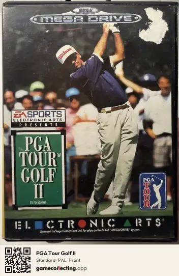PGA Tour Golf II Sega Mega Drive / Genesis, PAL box front