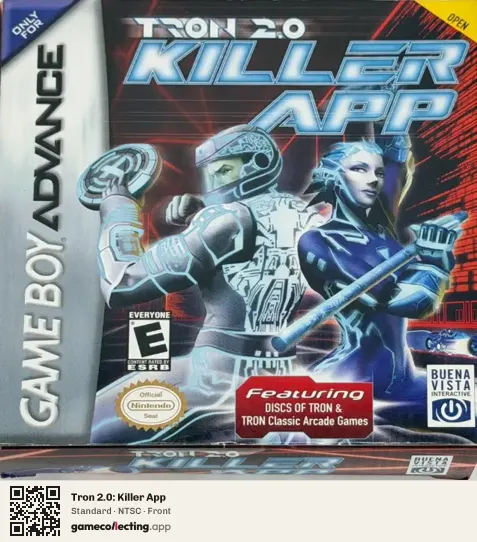 Tron 2.0: Killer App Game Boy Advance, NTSC box front