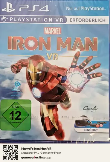 Marvel's Iron Man VR PlayStation 4, Germany box front