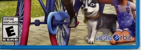 Barbie and Her Sisters: Puppy Rescue, the ESRB box on its front
