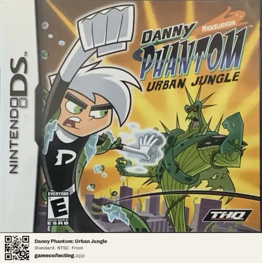 Danny Phantom: Urban Jungle Nintendo DS, NTSC box front