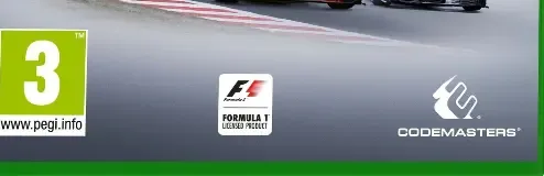 F1 2016, the PEGI square on its front