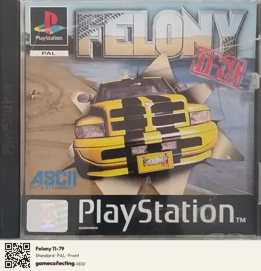Felony 11-79 PlayStation, PAL box front