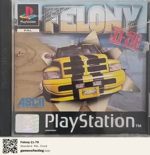 Felony 11-79 PlayStation, PAL box front