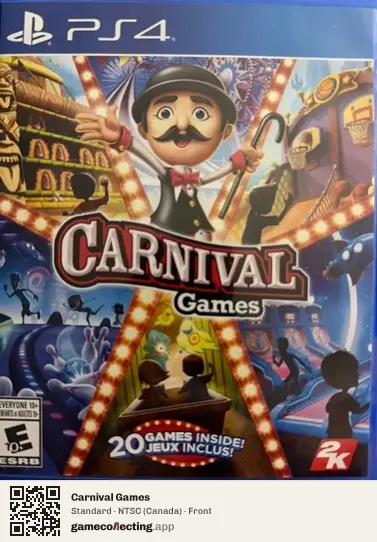 Carnival Games PlayStation 4, Canada box front