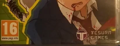 Yuppie Psycho: Executive Edition, the PEGI square on its front