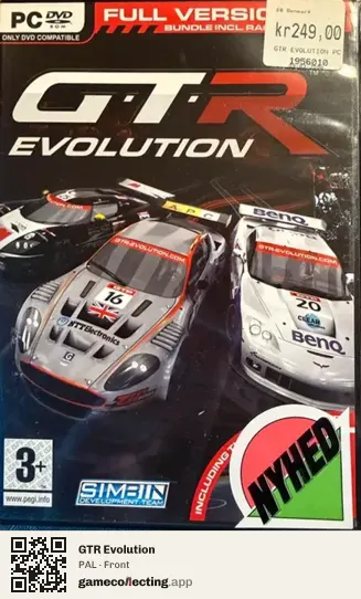 GTR Evolution Computer, PAL box front