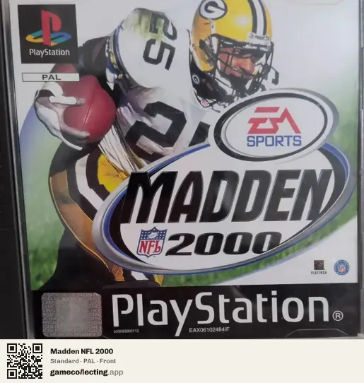 Madden NFL 2000 PlayStation, PAL box front