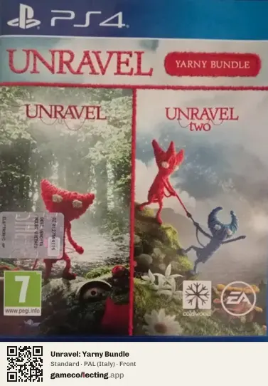 Unravel: Yarny Bundle PlayStation 4, Italy box front