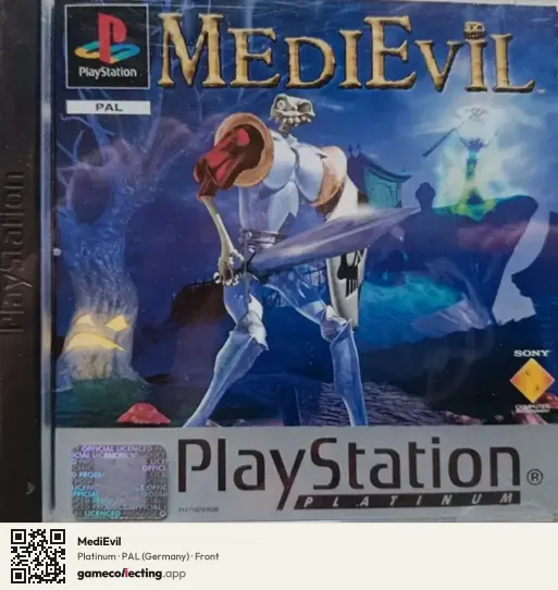 MediEvil PlayStation, Germany box front
