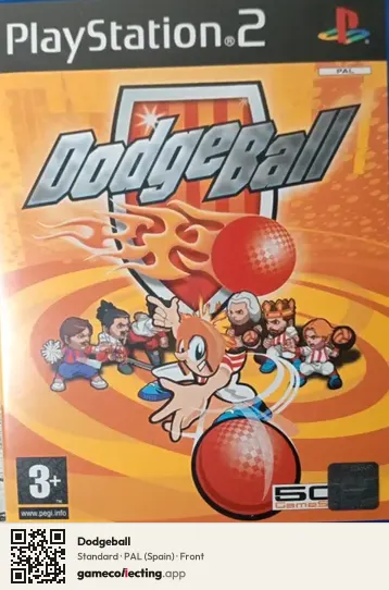 Dodgeball PlayStation 2, Spain box front