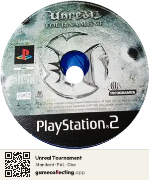 Unreal Tournament PlayStation 2, PAL disc