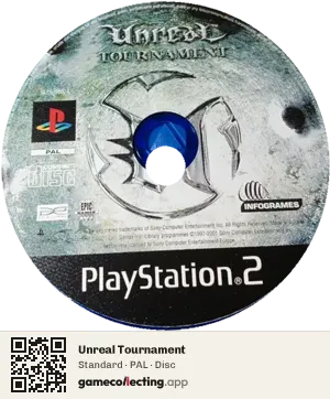 Unreal Tournament PlayStation 2, PAL disc