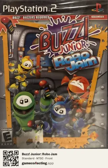 Buzz! Junior: Robo Jam PlayStation 2, NTSC box front