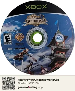 Harry Potter: Quidditch World Cup Xbox, NTSC disc