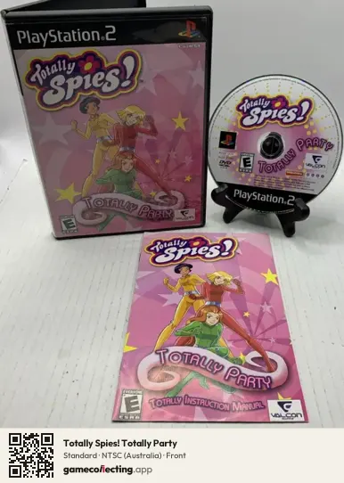 Totally Spies! Totally Party PlayStation 2, Australia box front