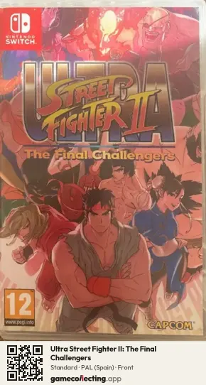 Ultra Street Fighter II: The Final Challengers Nintendo Switch, Spain box front