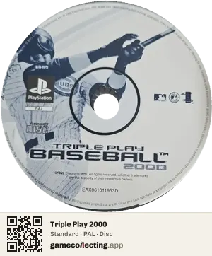Triple Play 2000 PlayStation, PAL disc