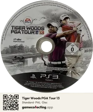 Tiger Woods PGA Tour 13 PlayStation 3, PAL disc