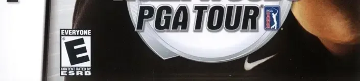 Tiger Woods PGA Tour, the ESRB box on its front