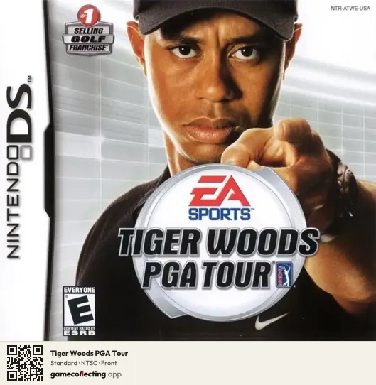 Tiger Woods PGA Tour Nintendo DS, NTSC box front