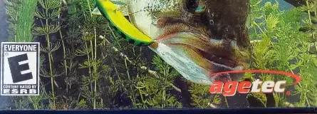 Fisherman's Bass Club, the ESRB box on its front