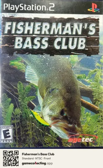 Fisherman's Bass Club PlayStation 2, NTSC box front