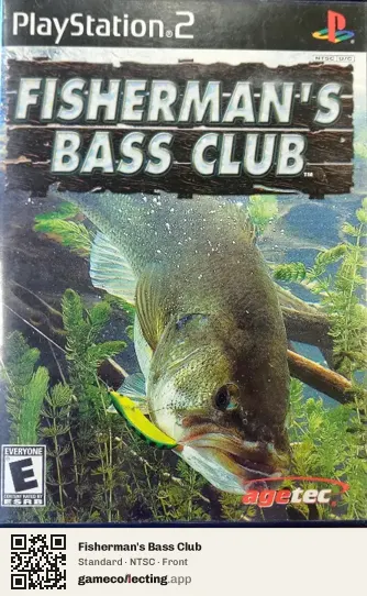 Fisherman's Bass Club PlayStation 2, NTSC box front
