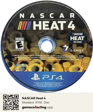 NASCAR Heat 4 PlayStation 4, NTSC disc