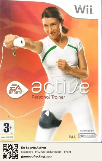 EA Sports Active Nintendo Wii, United Kingdom box front