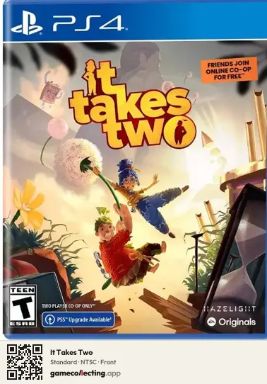 It Takes Two PlayStation 4, NTSC box front