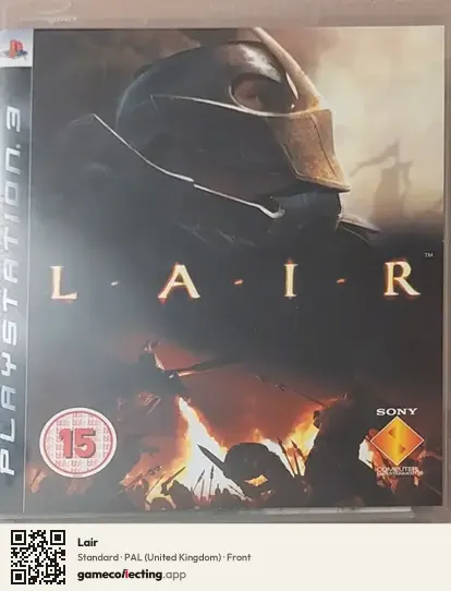 Lair PlayStation 3, United Kingdom box front