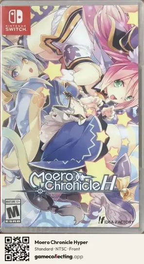 Moero Chronicle Hyper Nintendo Switch, NTSC box front