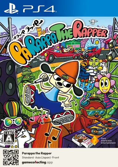 Parappa the Rapper PlayStation 4, Asia box front