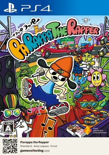 Parappa the Rapper PlayStation 4, Asia box front