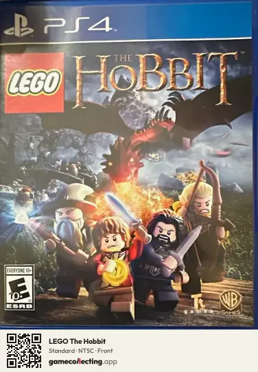 LEGO The Hobbit PlayStation 4, NTSC box front