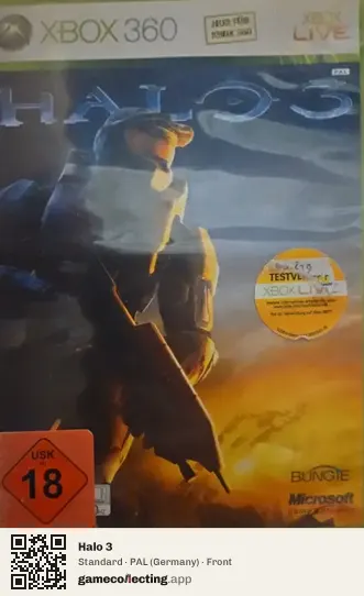Halo 3 Xbox 360, Germany box front