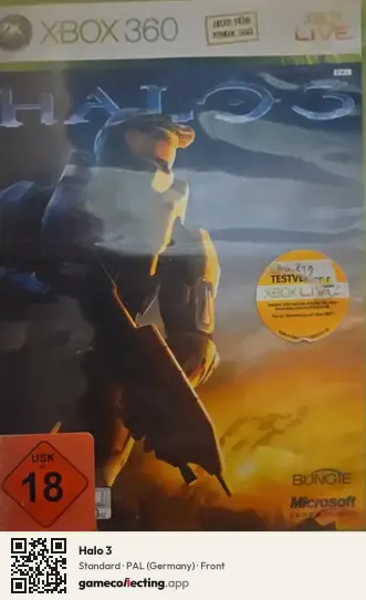 Halo 3 Xbox 360, Germany box front