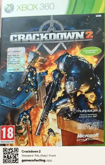 Crackdown 2 Xbox 360, Italy box front
