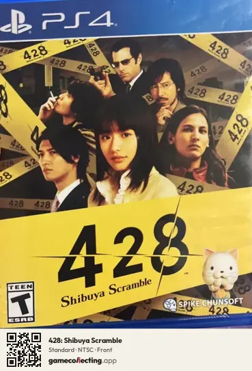 428: Shibuya Scramble PlayStation 4, NTSC box front