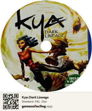 Kya: Dark Lineage PlayStation 2, PAL disc