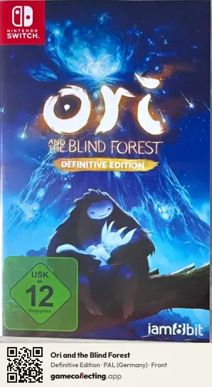 Ori and the Blind Forest Nintendo Switch, Germany box front