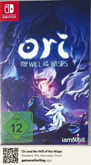 Ori and the Will of the Wisps Nintendo Switch, Germany box front