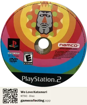We Love Katamari PlayStation 2, NTSC disc