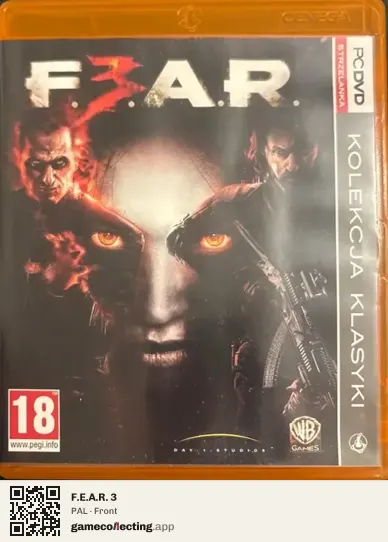 F.E.A.R. 3 Computer, PAL box front