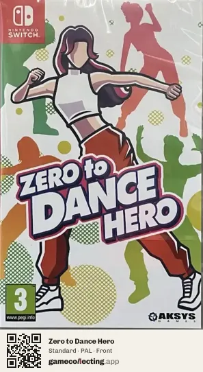 Zero to Dance Hero Nintendo Switch, PAL box front