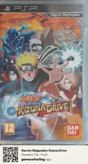 Naruto Shippuden: Kizuna Drive PlayStation Portable, PAL box front