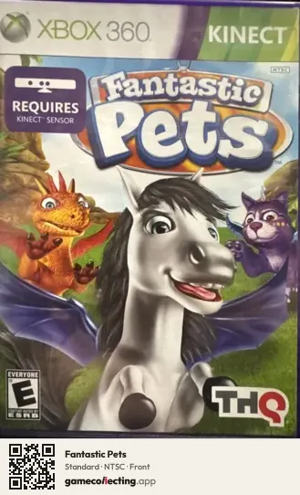 Fantastic Pets Xbox 360, NTSC box front