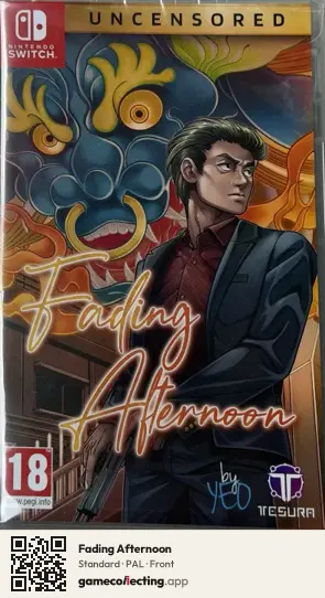 Fading Afternoon Nintendo Switch, PAL box front