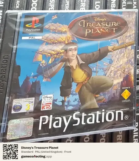Disney's Treasure Planet PlayStation, United Kingdom box front